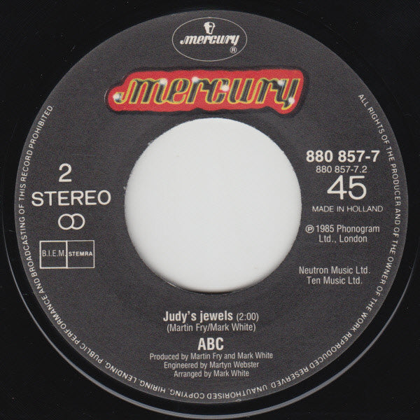 ABC : Vanity Kills (7", Single)