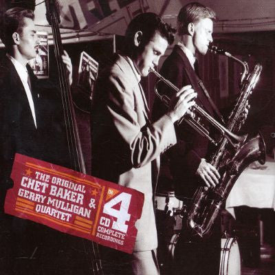 The Gerry Mulligan Chet Baker Quartet : The Original Chet Baker & Gerry Mulligan Quartet: Complete Recordings (4xCD, Comp)