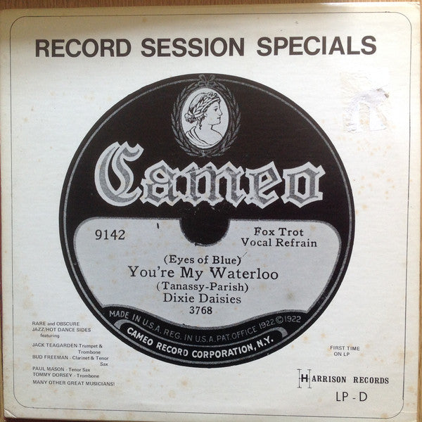 Various : Record Session Specials (LP, Comp)