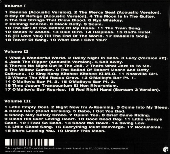 Nick Cave & The Bad Seeds : B-Sides & Rarities (3xCD, Comp, RE, Dig)