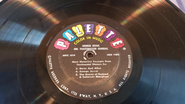 George Jessel : Mr. Toastmaster General (LP, Album)