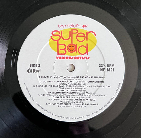 Various : The Return Of Super Bad (2xLP, Comp, Gat)