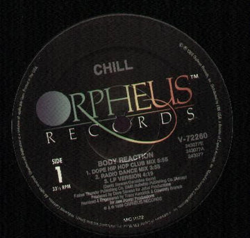 Chill (4) : Body Reaction (12")