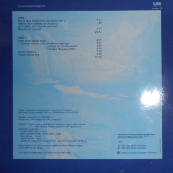 Gandalf : To Another Horizon (LP, Album)