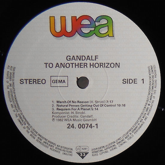 Gandalf : To Another Horizon (LP, Album)