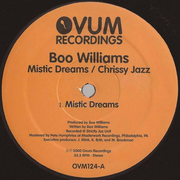 Boo Williams : Mistic Dreams / Chrissy Jazz (12")
