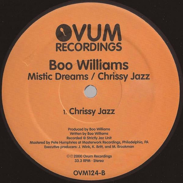 Boo Williams : Mistic Dreams / Chrissy Jazz (12")