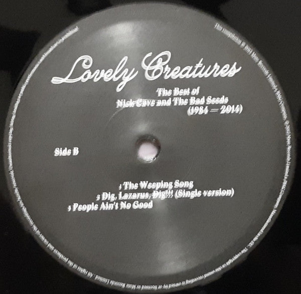 Nick Cave And The Bad Seeds* : Lovely Creatures (The Best Of Nick Cave And The Bad Seeds) (1984 – 2014) (3xLP, Comp, RM, 180)