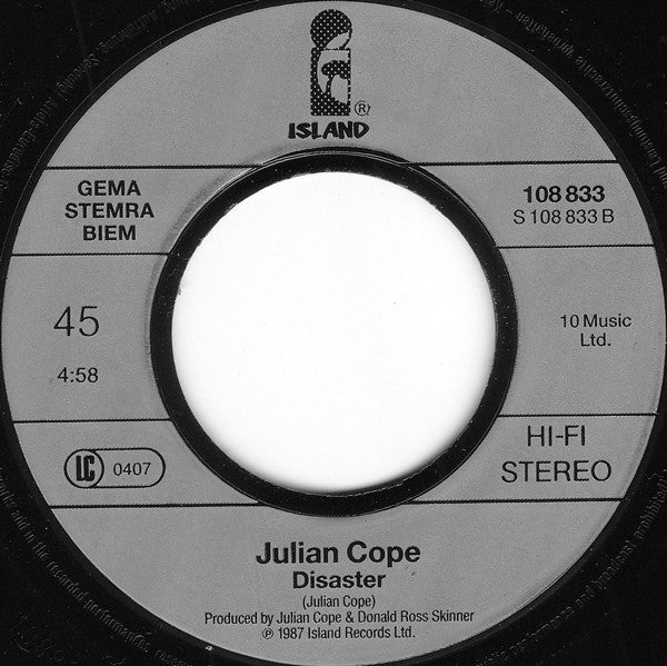 Julian Cope : Trampolene (7", Single)