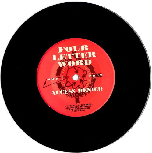 Four Letter Word : Do You Feel Lucky, Punk? (7")