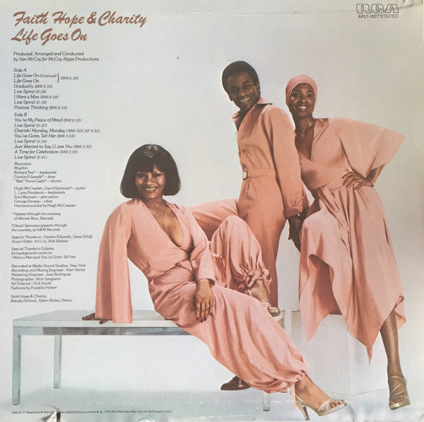 Faith, Hope & Charity : Life Goes On (LP, Album)