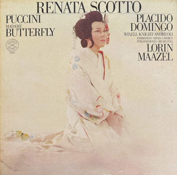 Puccini*, Renata Scotto, Placido Domingo, Wixell* • Knight* • Andreoli*, Ambrosian Opera Chorus*, Philharmonia Orchestra, Lorin Maazel : Madame Butterfly (Box + 3xLP)