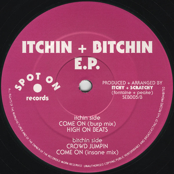 Itchy + Scratchy* : Itchy + Scratchy Vol II - Itchin + Bitchin E.P. (12", EP)