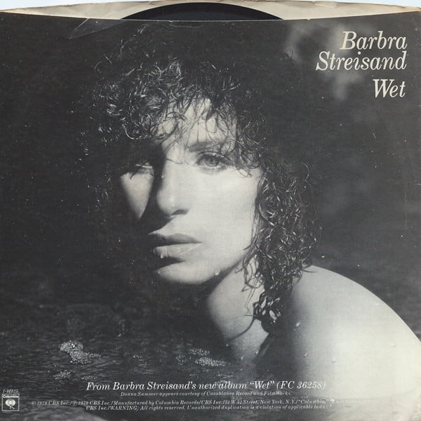 Barbra Streisand / Donna Summer : No More Tears (Enough Is Enough) (7", Single, Styrene)