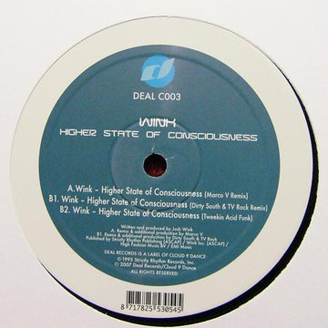 Wink* : Higher State Of Consciousness (12")