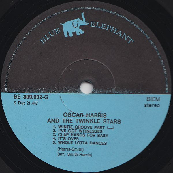 Oscar Harris And The Twinkle Stars : Oscar Harris And The Twinkle Stars (LP, Album)
