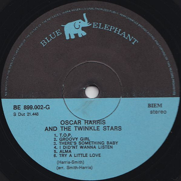 Oscar Harris And The Twinkle Stars : Oscar Harris And The Twinkle Stars (LP, Album)