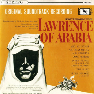 Maurice Jarre, London Philharmonic Orchestra : Lawrence Of Arabia (Original Soundtrack Recording) (CD, Album, RE, New)