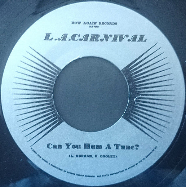 L.A. Carnival : Pose A Question (7")