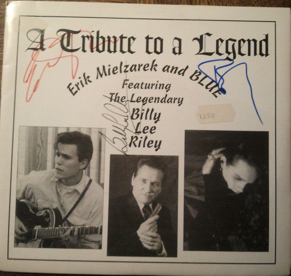 Erik Mielzarek And Blue (34) Featuring The Legendary Billy Lee Riley : A Tribute To A Legend (7", Single, Ltd, Num)