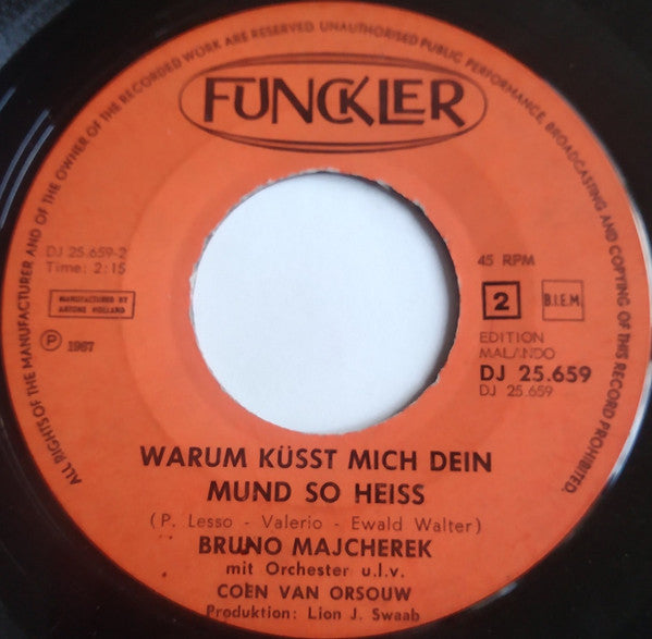 Bruno Majcherek : Horen, Seh'n Und Schweigen (7", Single)