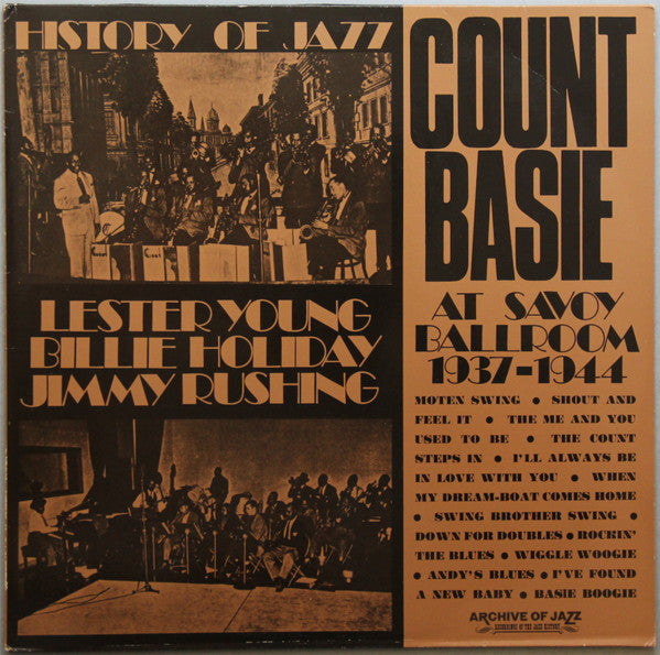 Count Basie : At Savoy Ballroom 1937-1944 (LP, Comp)