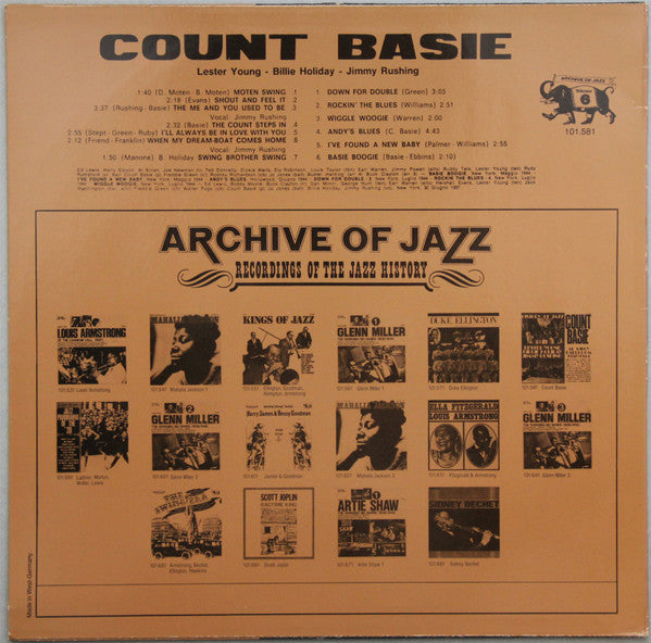 Count Basie : At Savoy Ballroom 1937-1944 (LP, Comp)
