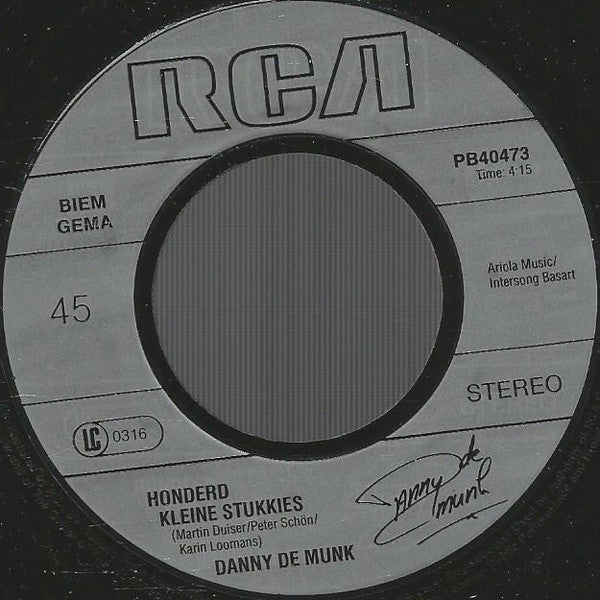 Danny de Munk : Met Kerstmis Hoor Je Blij Te Zijn (7", Ltd)