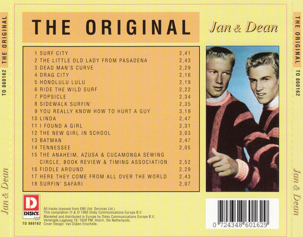 Jan & Dean : The Original (CD, Comp)