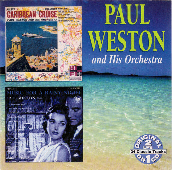 Paul Weston And His Orchestra : Caribbean Cruise / Music For A Rainy Night  (CD, Comp, Mono)