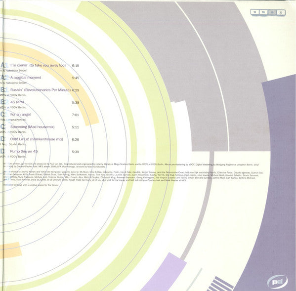 Paul van Dyk : 45 RPM (2x12", Album, Whi)