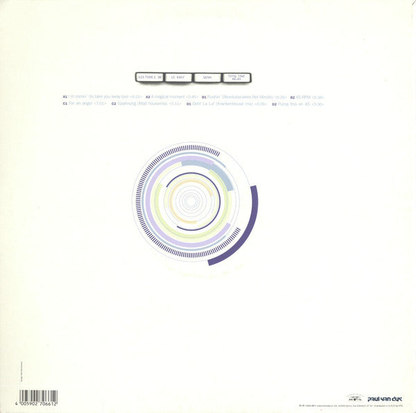 Paul van Dyk : 45 RPM (2x12", Album, Whi)