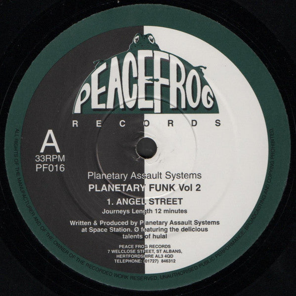 Planetary Assault Systems : Planetary Funk Vol 2 (12")