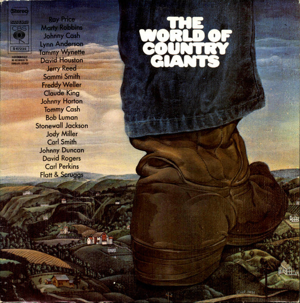 Various : The World Of Country Giants (2xLP, Comp)