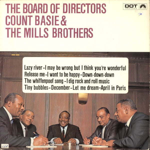 Count Basie & The Mills Brothers : The Board Of Directors (LP, Album)