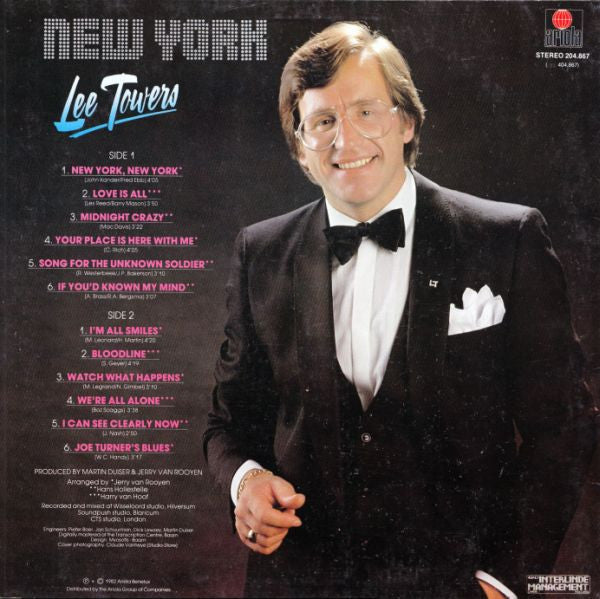 Lee Towers : New York (LP, Album)