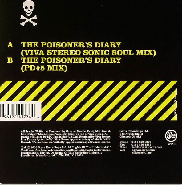 Viva Stereo Versus Silicone Soul : The Poisoner's Diary (7")