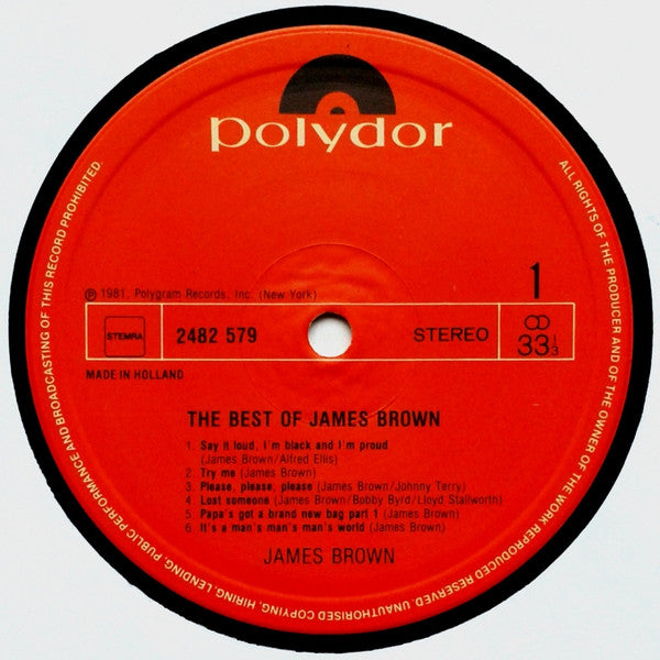 James Brown : The Best Of James Brown (LP, Comp)