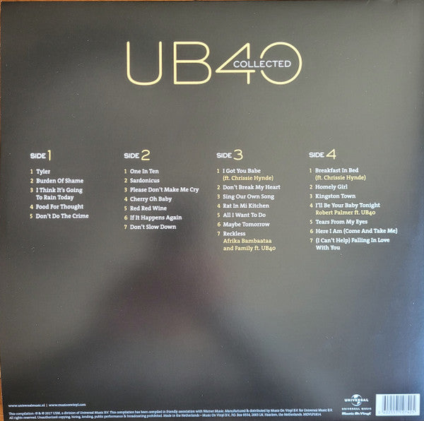 UB40 : Collected (2xLP, Comp)