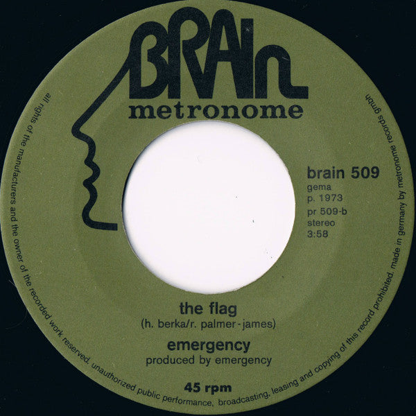 Emergency (6) : Confessions / The Flag (7", Single)