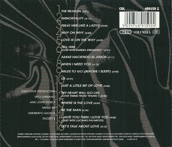 Céline Dion : Let's Talk About Love (CD, Album, RE)