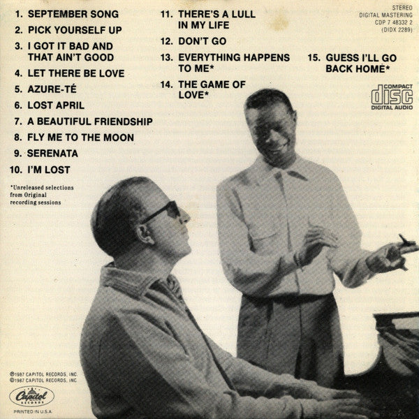 Nat King Cole Sings / George Shearing Plays With The George Shearing Quintet With String Choir : Nat King Cole Sings/George Shearing Plays (CD, Album, RE, RM)