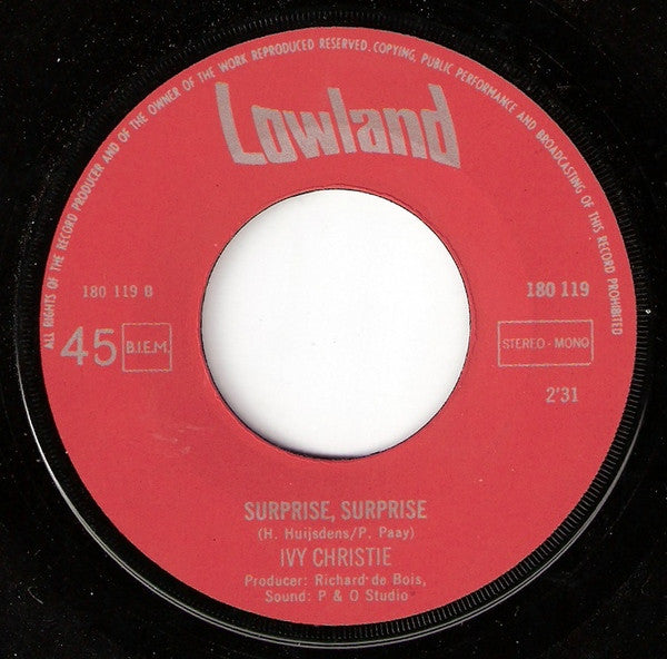 Ivy Christie : One Way Ticket (7", Single, Big)