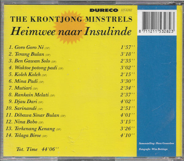 The Krontjong Minstrels : Heimwee Naar Insulinde (CD)