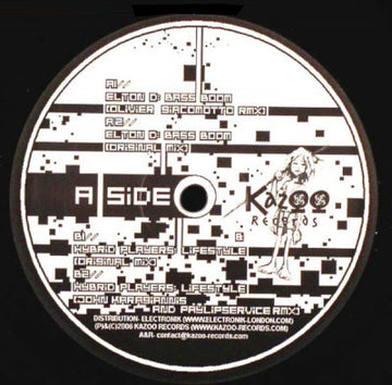 Elton D Vs. Hybrid Players : Bass Boom / Lifestyle (12")