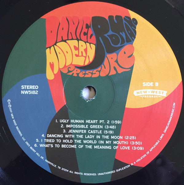 Daniel Romano : Modern Pressure (LP, Album, 150)