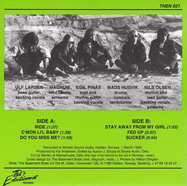 Basement Brats : Blast-Off (7", EP)