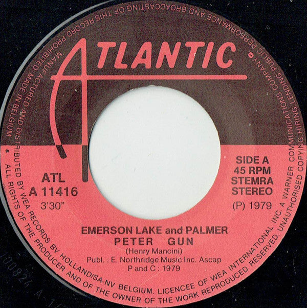 Emerson, Lake & Palmer : In Concert (Peter Gunn / Knife Edge) (7", Single)