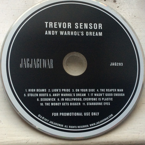 Trevor Sensor : Andy Warhol's Dream (CD, Album, Promo)