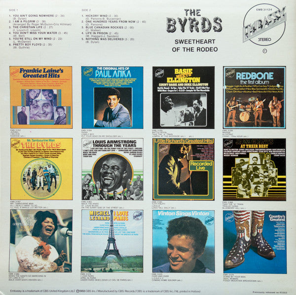 The Byrds : Sweetheart Of The Rodeo (LP, Album, RE, Red)